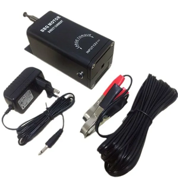 Барбекю з електричним двигуном із затискачем