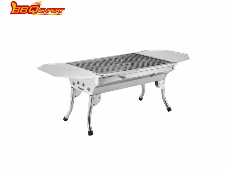 BBQEXPERT Портативний міні-гриль для барбекю на відкритому повітрі S/S Малий вугільний гриль