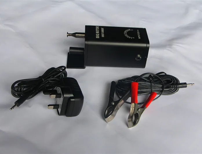 Чорний алюмінієвий гриль з двигуном 12 В